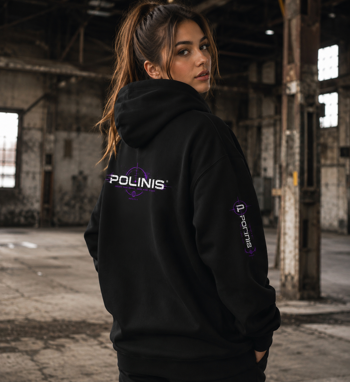 Oversized Hoodie Unisex Baumwolle recyceltes Polyester Streetwear Pullove